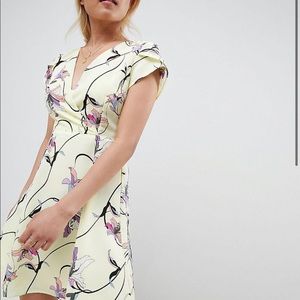 Vero Moda yellow floral dress